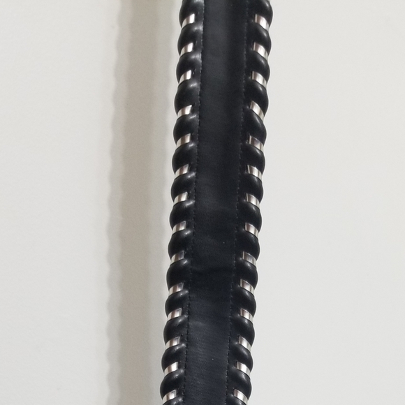 Gorgeous VGUC steel lace belt w patterned fabric - Picture 7 of 15